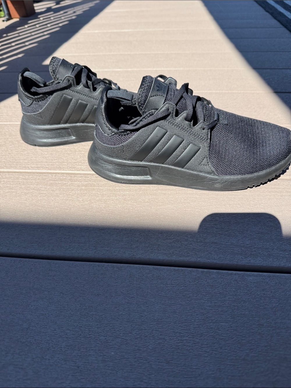 adidas Men's Black Knit Athletic Sneakers